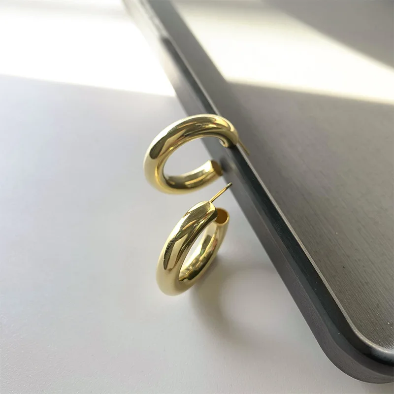 Wholesale Earrings Necklace S Shaped 925 Sterling Silver Safety Pin Women Men Genuine Solid Cubic Zirconia Round Stud