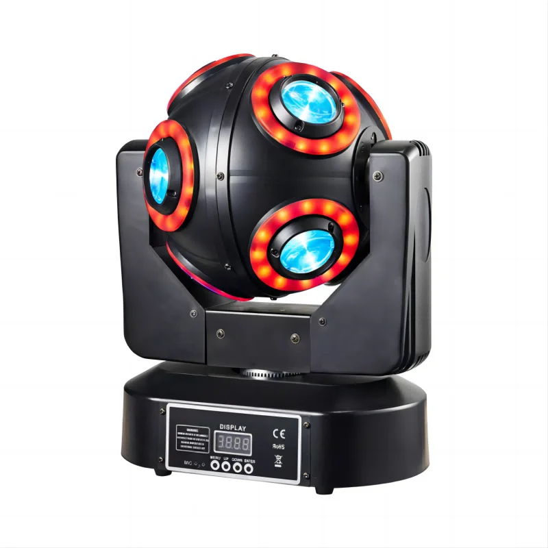 New Design Three Ball Moving Head Light Stage Light RGBW for DJ Party KTV Club Disco