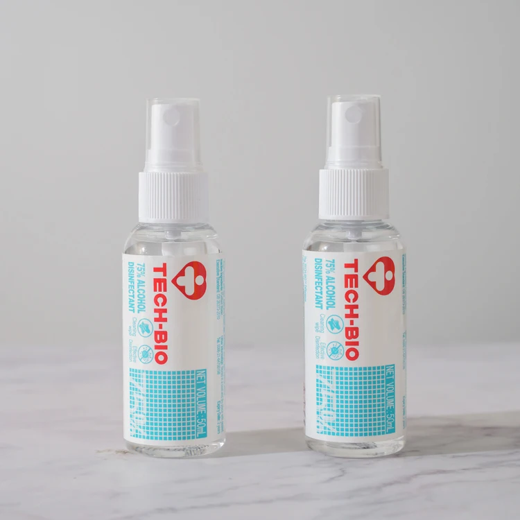 Isopropyl 70% Alcohol Sanitiser 100ml Plastic Mist Spray Bottle For Medical