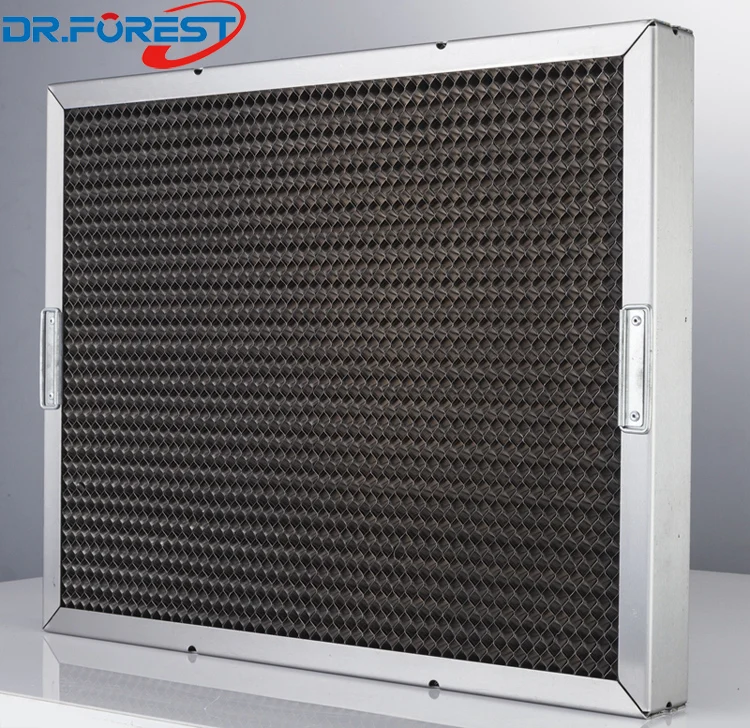 Resist High Low Temperature Honeycomb Filter Kitchen Range Stainless Steel Aluminum Hood Filter
