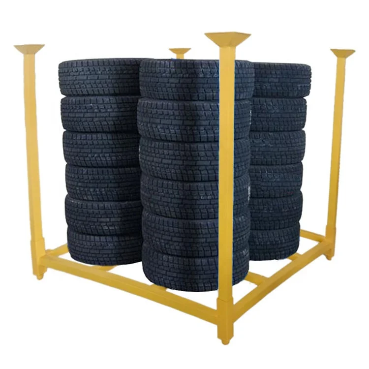 Customized Various Colors Sizes Capacities Saving Capacity Removable Foldable Fabric Storage Metal Stillage Stacking Racks