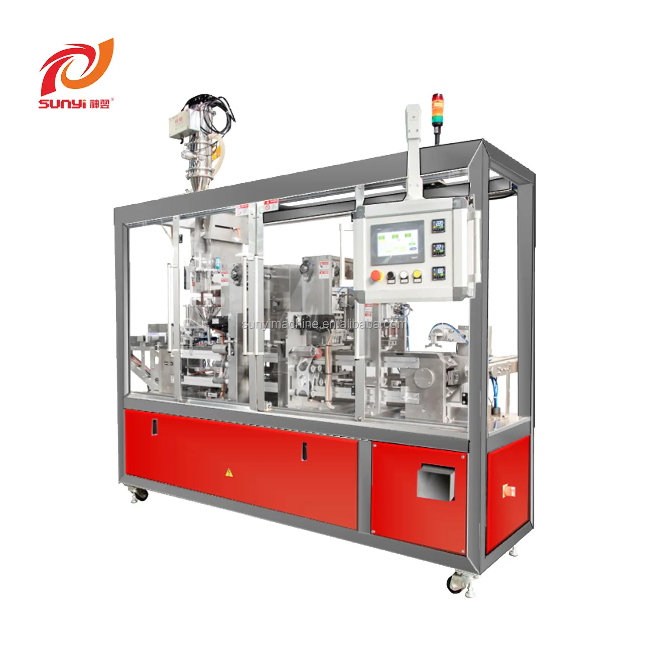 Automatic Single Line Original White Coffee Freeze Dried Powder Coffee Capsule Filling Sealing Machine for Dolce Gusto