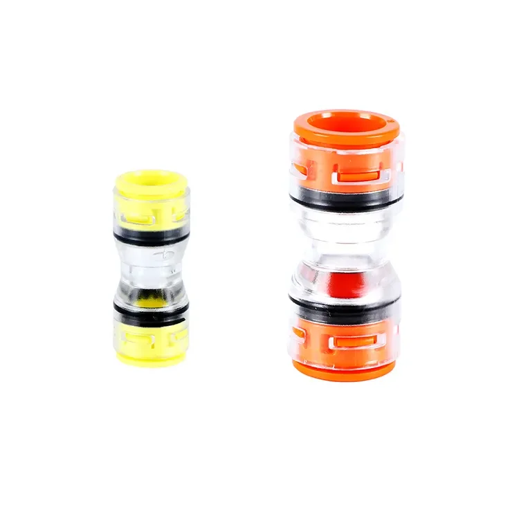 Direct Buried Micro duct Straight Connector 12mm for Blowing Optical