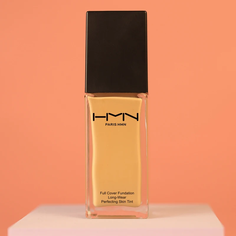 HMN Professional Liquid Foundation Concealer Cosmetics Sunscreen Long Lasting Full Coverage Liquid Foundation Makeup