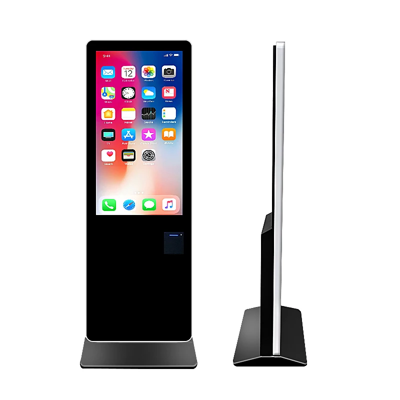 43Inch Floor Stand Interactive Infrared Touch Screen Monitor Advertising Kiosk with Thermal Printer