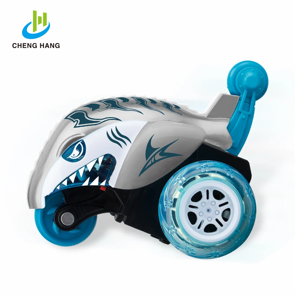 
Kids 4 Channel R/C High Speed Racing Car Toy Remote Control Shark Stunt Car 