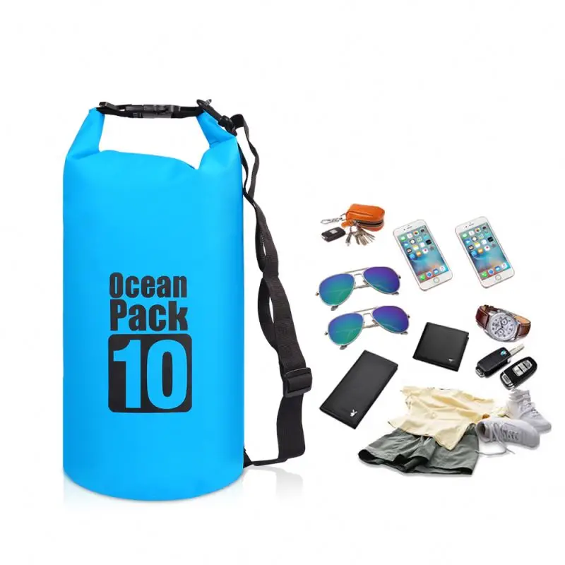 Waterproof Dry Bag 2L 10L 15L 20L 30L Custom PVC Sack Rafting Camping Hiking Backpack Kayak Ocean Pack Sport Beach Gear Dry Bag