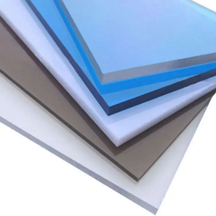 Polyrise Polycarbonote Sheet Clear Solid Anti UV Anti-Scratch Polycarbonate Sheets for Greenhouse Roofing polycarbonate sheet