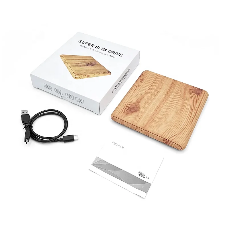 USB 3 0 ABS Пластиковый деревянный цветной внешний usb cd dvd rom