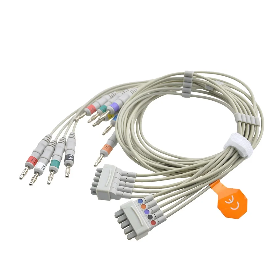 CardioSmart Marquette 10-lead EKG cable with leadwires