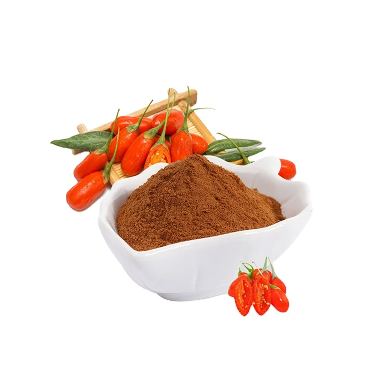 Бесплатный образец ягоды годжи фруктовый порошок экстракт порошка с дереза обыкновенная, полисахариды