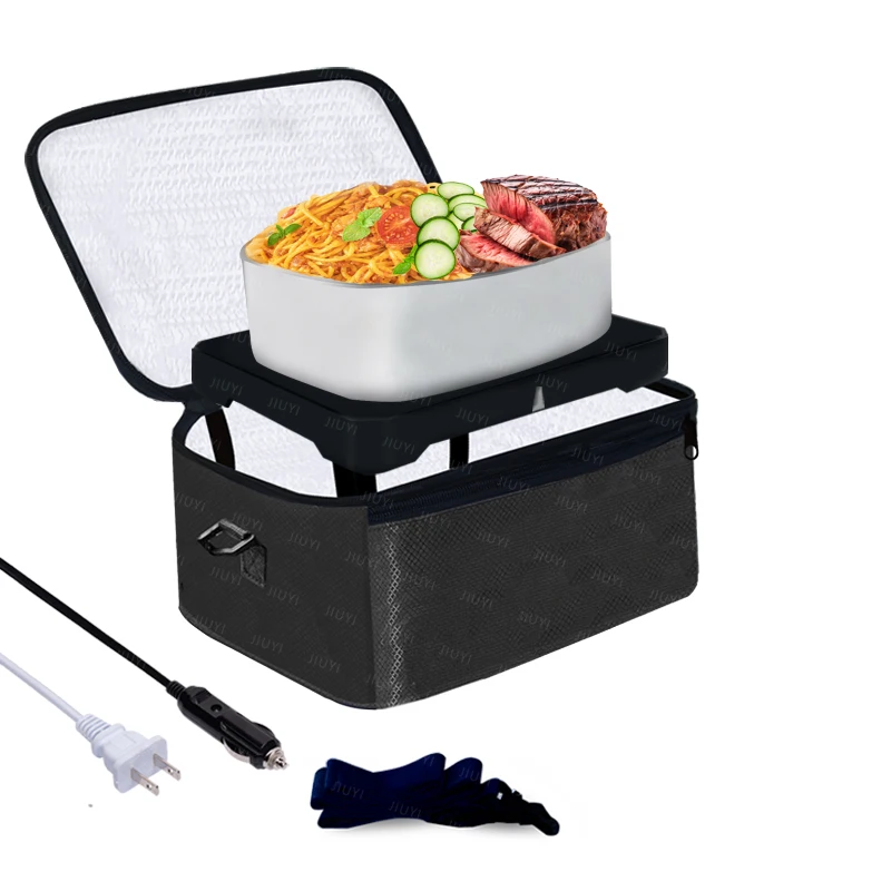 80W Calentador De Comida Portatil Mini Oven Personal Portable Microwave Electric Food Warmer Lunch Box For Car Camping Travel
