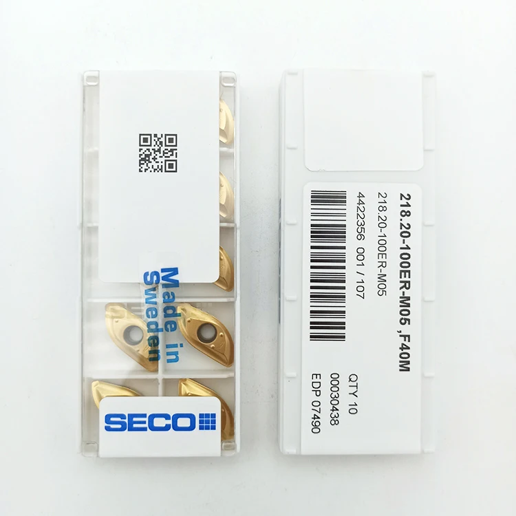 SECO твердосплавные вставки фреза 218 20-100er-M05F40M
