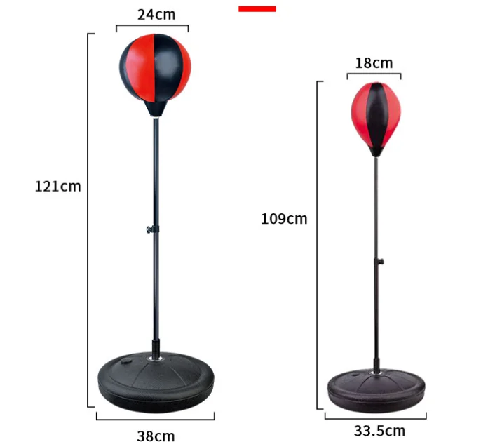 2024 TAP High Quality Kids Toy Free Standing Punching Bag Cheap Adjustable Boxing Reflex Ball Children Fitness Boxing Sandbag