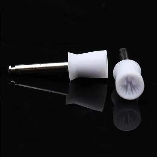 100pcs/box Dental Tools Polishing Prophy Cup Brushes Polisher Nylon Tapered Brush Polishing Prophy Cup