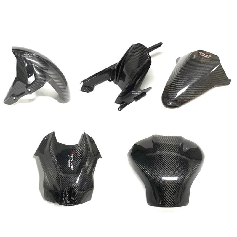 3K 2x2 Carbon Fiber Parts For S1000RR S1000R M1000RR Front Fender WindScreen Panel Front Tank Cover Fuel tank cover 2019+