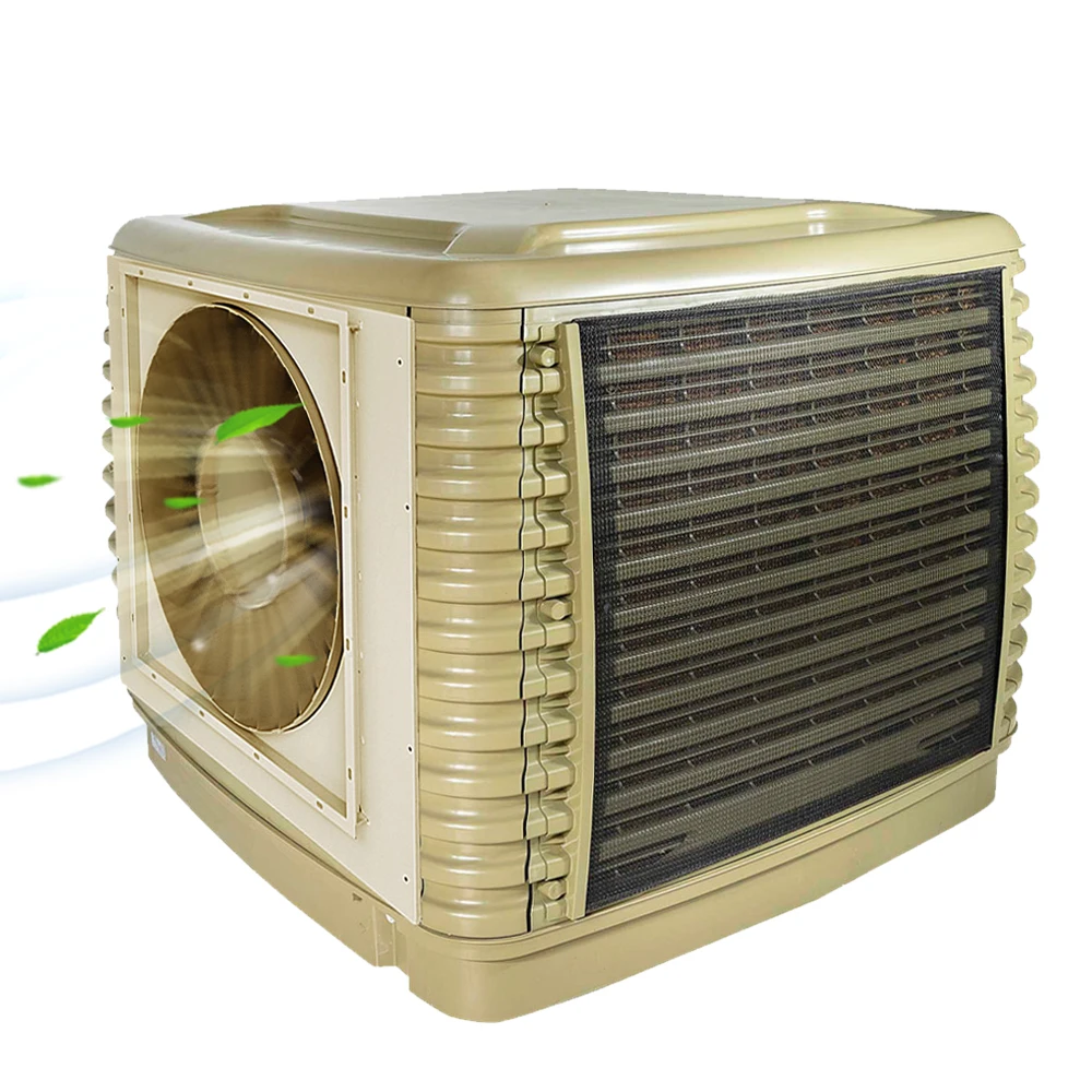 JHCOOL side discharge industrial water cooling exhaust fan industrial wall window mounted desert cooler air cooler price