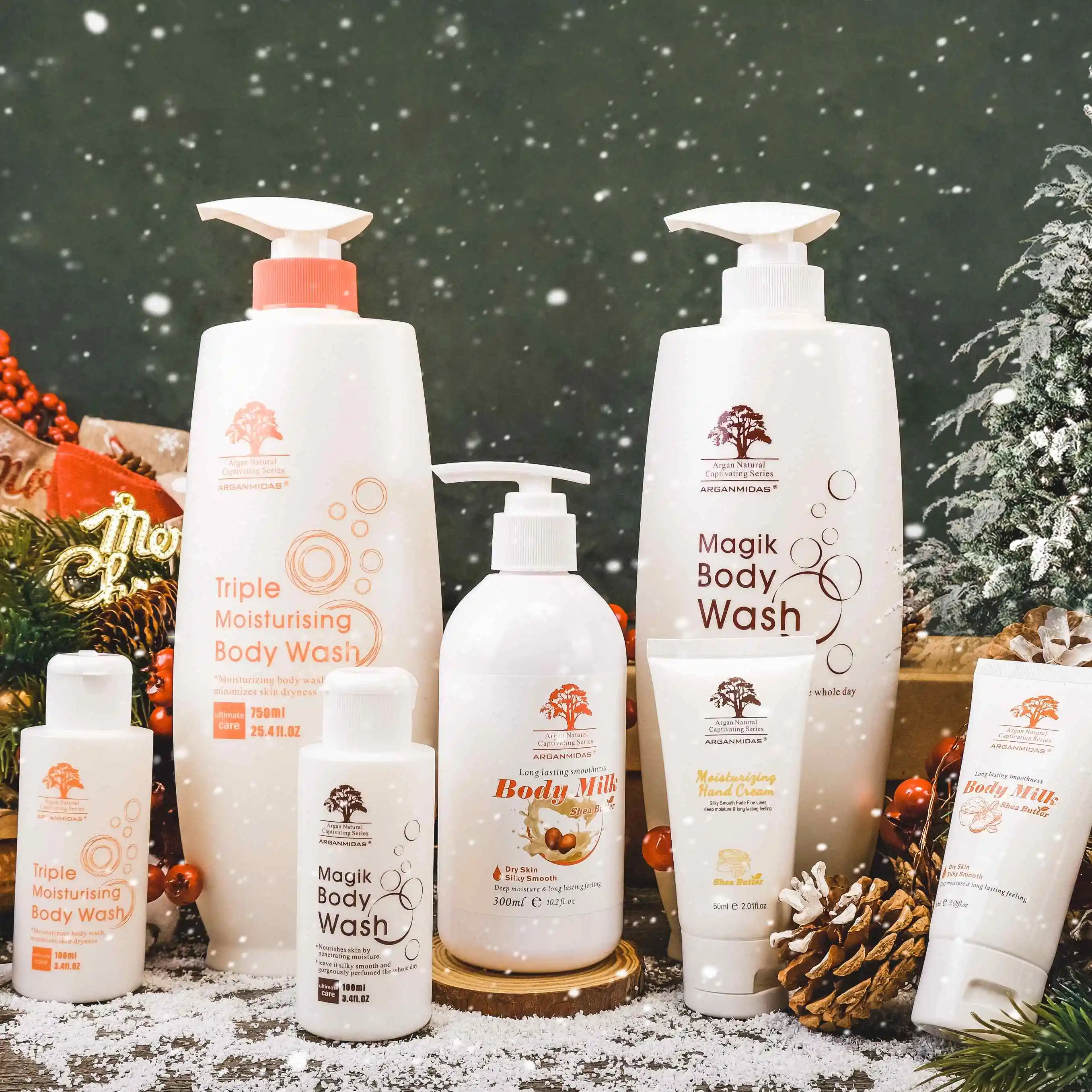 Arganmidas High Quality Bath Private label Hotel Soap Body Skin CareShower Gel Moisturizing Vegan Body Wash