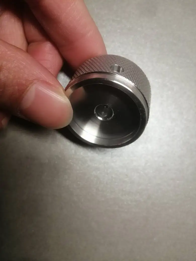 High Quality Metal Aluminum Encoder Switch Volume Control Knob fit for Spline Teeth D Shaft