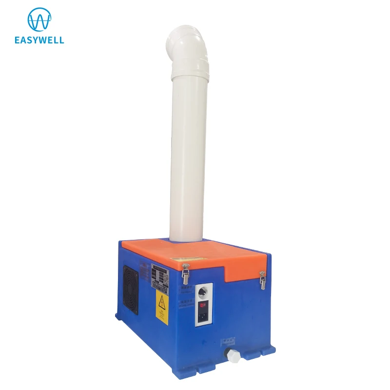 Anti Corrosion  Plastic Case 8L/hour Ultrasonic Sanitizing Fogger for Air Disinfection Suitable for HOCl,H2O2,Ozone,NaClO