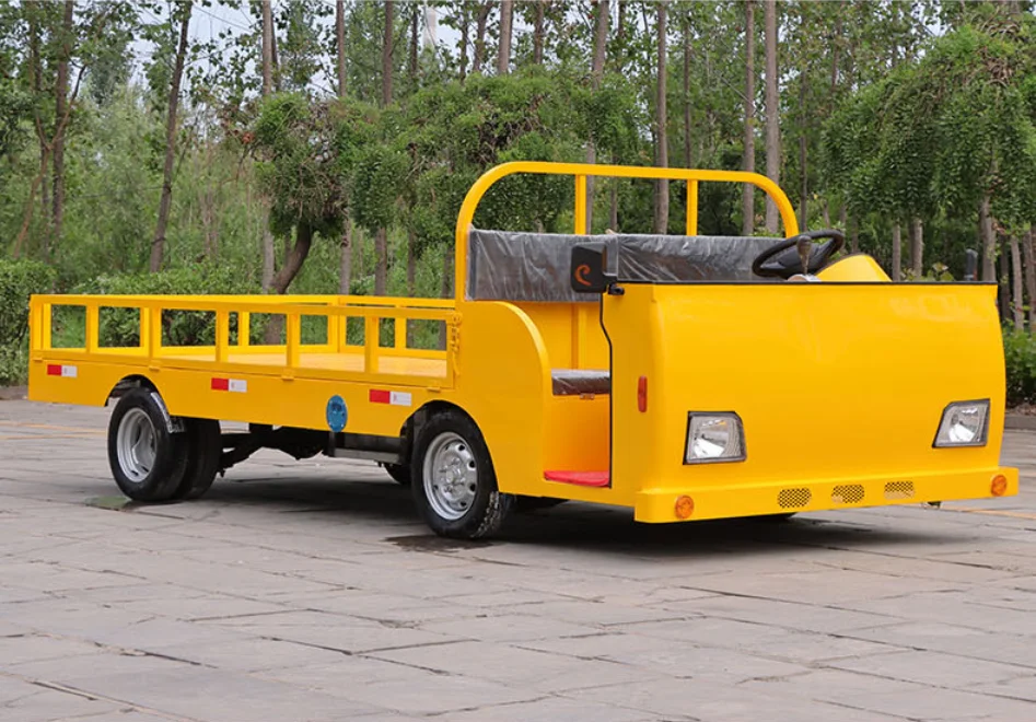 Electric Pallet Truck Transport Flatbed Electric Trolley For Sale