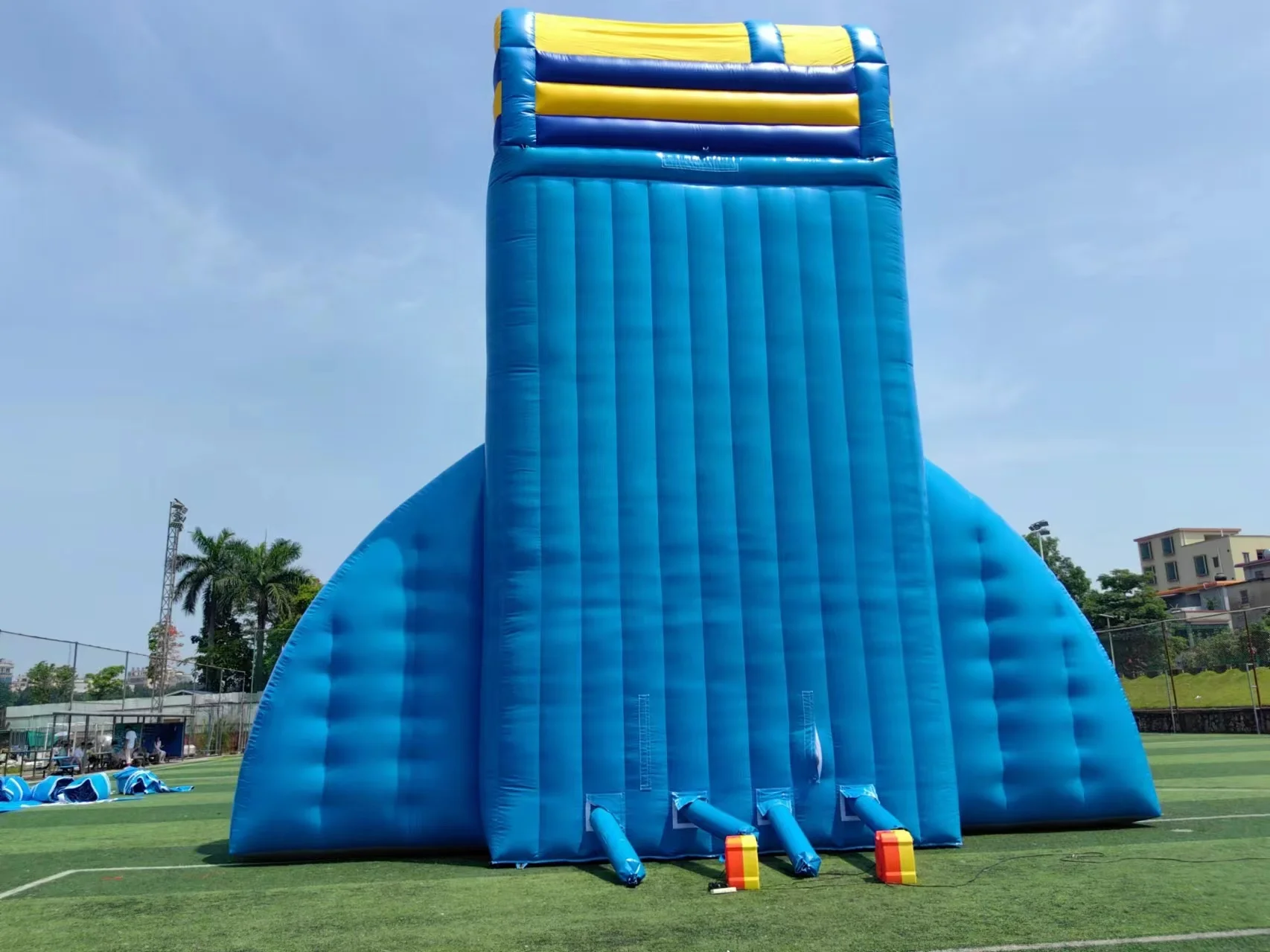 2024 Sling Shot Slide Wet/dry 23m long Inflatable Slingshot Slide Inflatables Bounce house Games Amusement Party Rentals