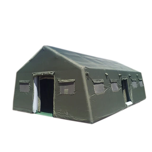 Customized Air sealed camouflage  large used inflatable tent for relief