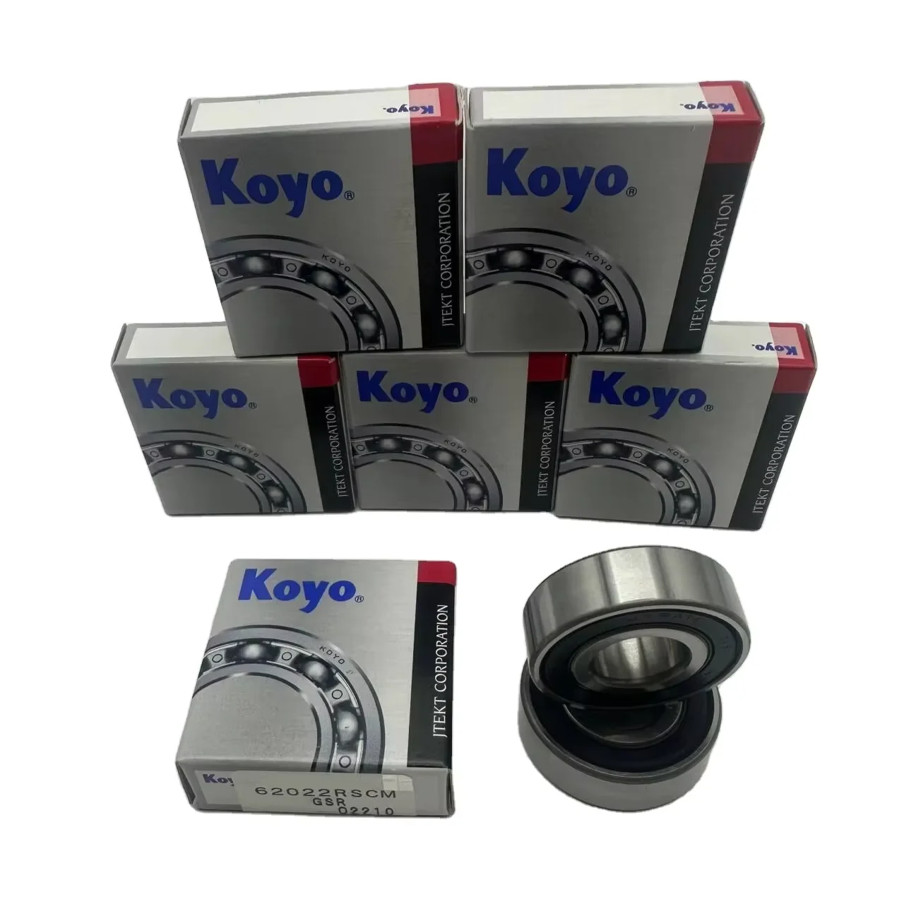 Long life cheaper price 62022RSCM 6202 Bearing Original Japan Koyo Bearing Steel cage Deep Groove Ball Bearings for Motor