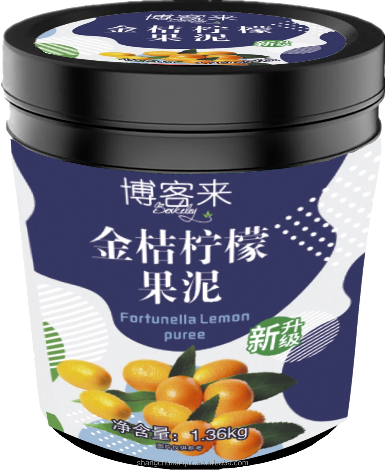 Original Factory Customized Blueberry Puree Jam Fruit Tea Coffee Milk Tea Water Bar