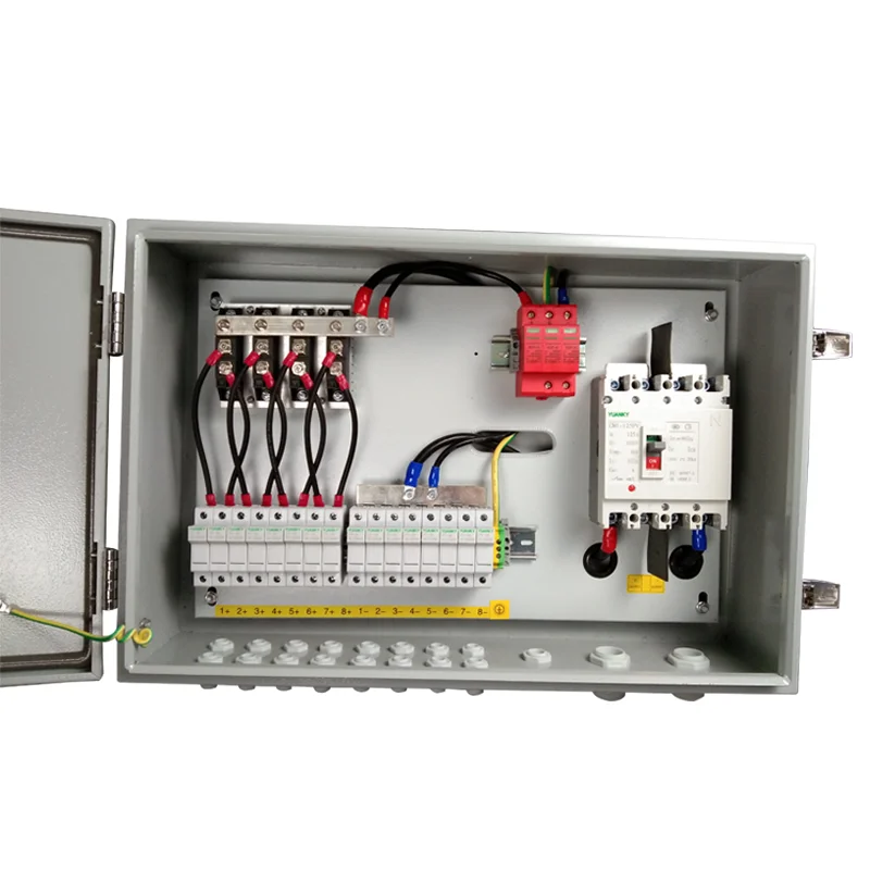 Solar Power System IP65 2 4 6 8 12 24 Ways Array String Pv Combiner Box For Solar