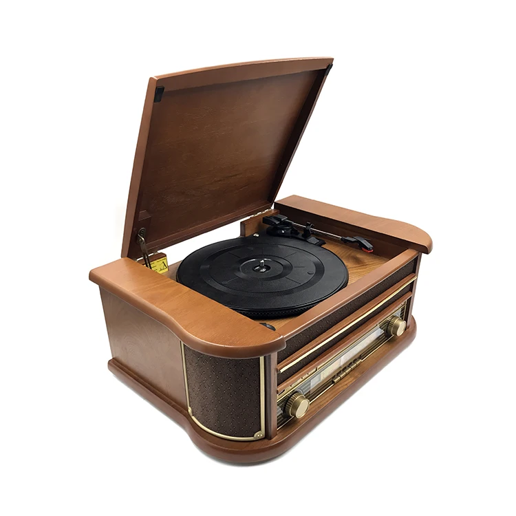 vinyl turntable with cb usb , cassette player am fm radio functions