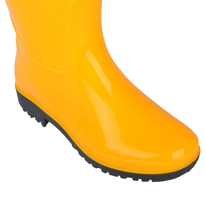 Stores Hot Sales Non Slip Mens Plastic Rain Boots   Gum Shoes