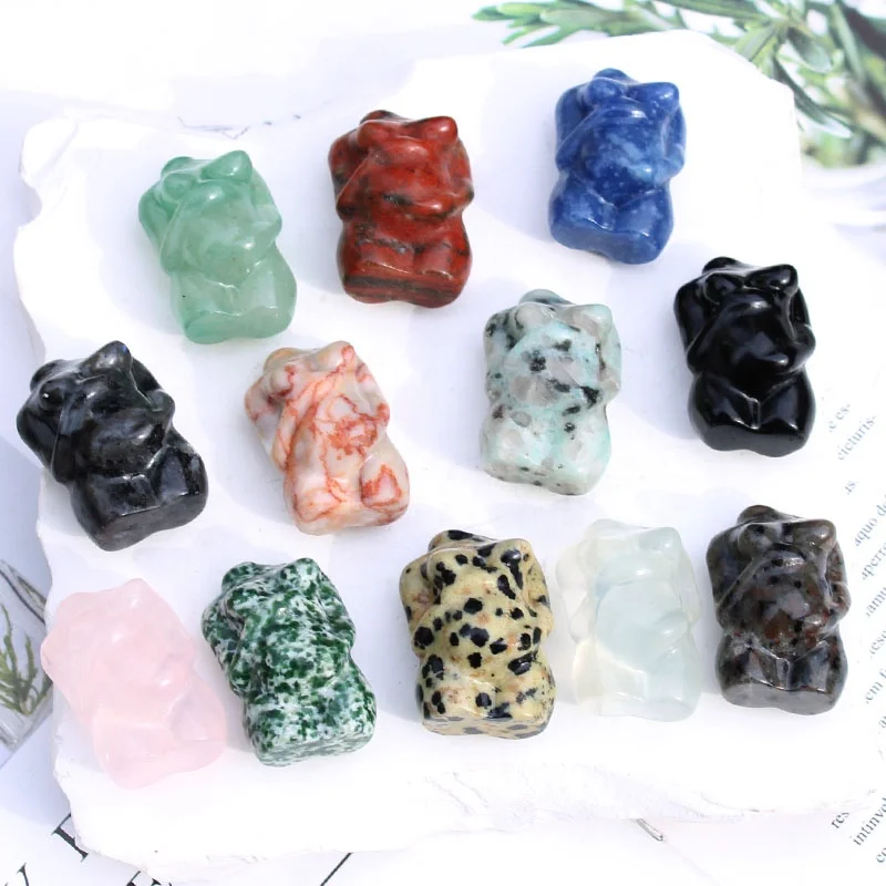 Crystal Crafts Female Mannequin Torso Hand Carved Crystal Model Pregnant Women Body