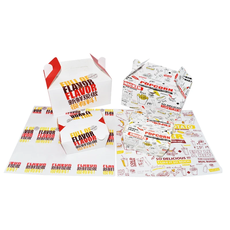 Biodegradable Paper Utensils Styling Lunch Kids Styrofoam For Package Chicken Takeaway Corrugated Display Fast Food Box