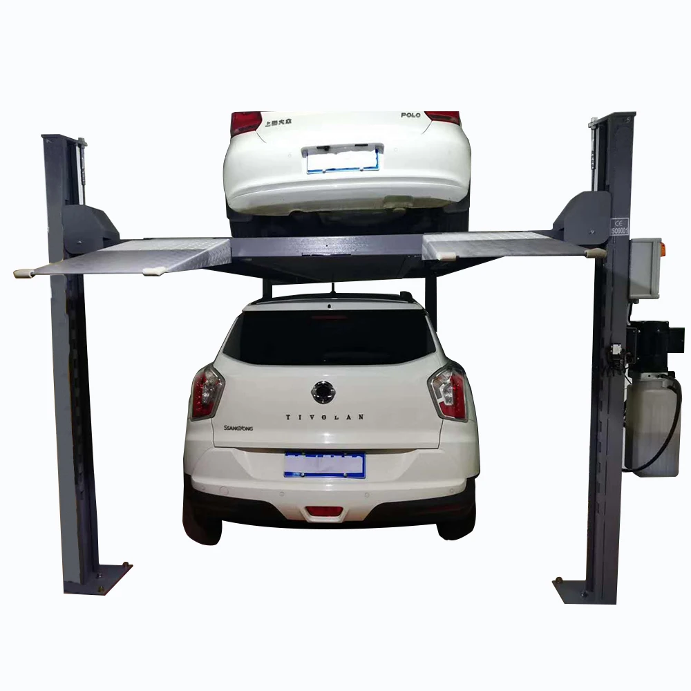 Car Parking Lift System Hydraulic car lift Electric lifting three-dimensional Double decker 4 post parking space for Garage