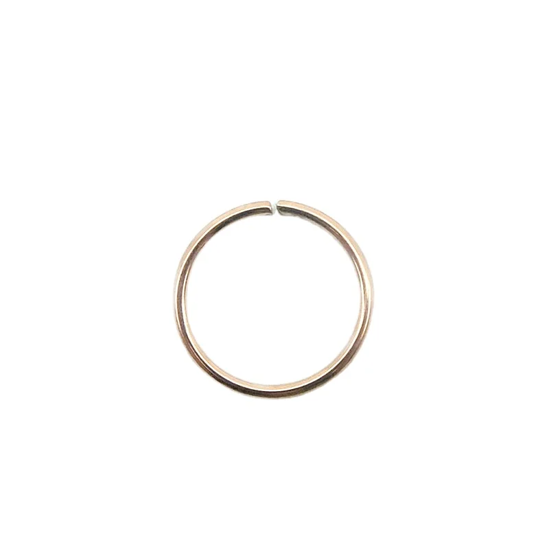 stainless steel basic item cheap twisted open nose rings