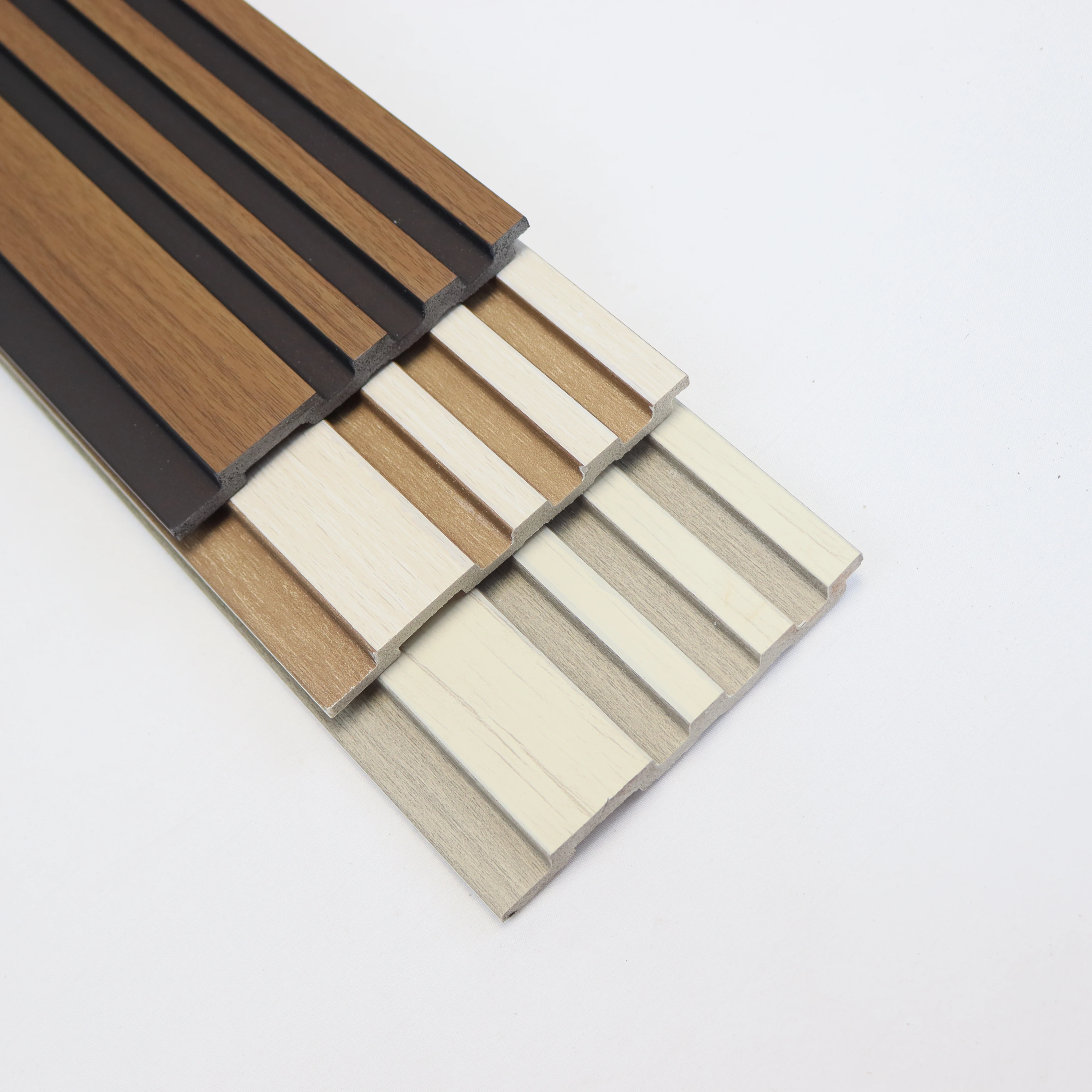 Amer Fashion Three-dimensional vertical grille decorative PS wall panel formaldehyde-free wallpanel