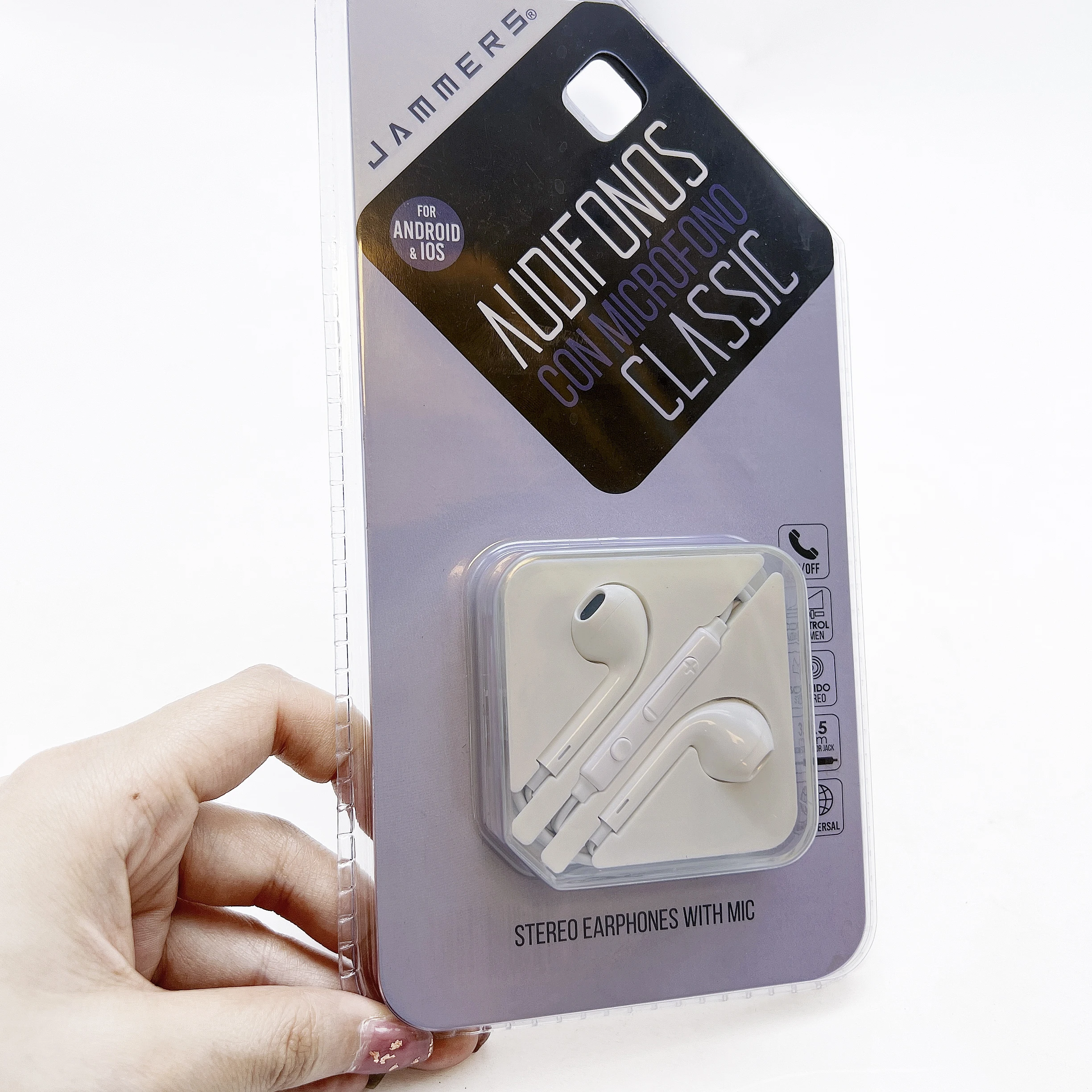 Custom Shape PET PVC Plastic Heat Seal Blister Packing Wholesale USB Flash Drive Earphone Blister Packaging with Insert Card