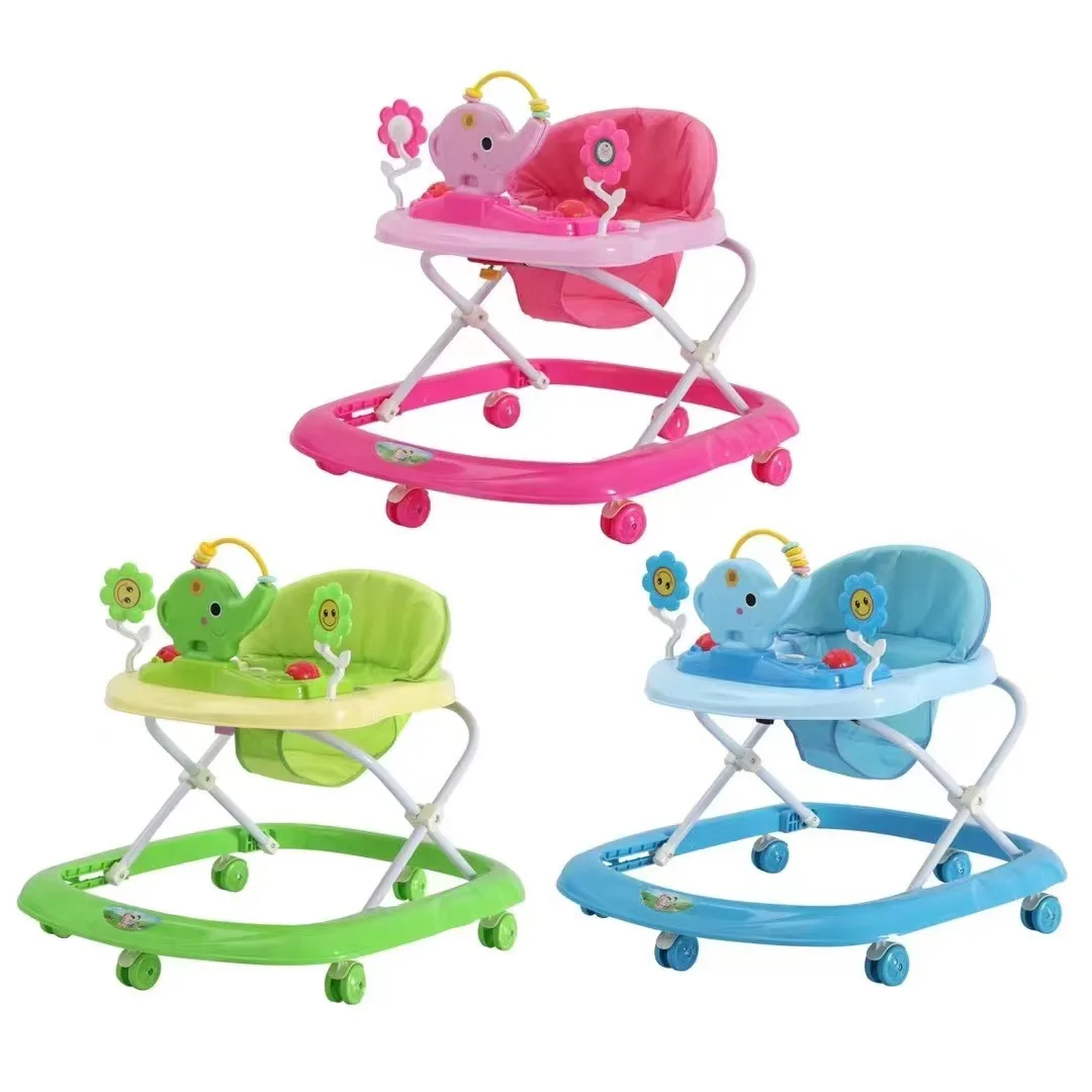Factory wholesale 6-18 months newborn baby walker Exercise to learn how to walk car/beginner Baby walker anti-rollover for girls