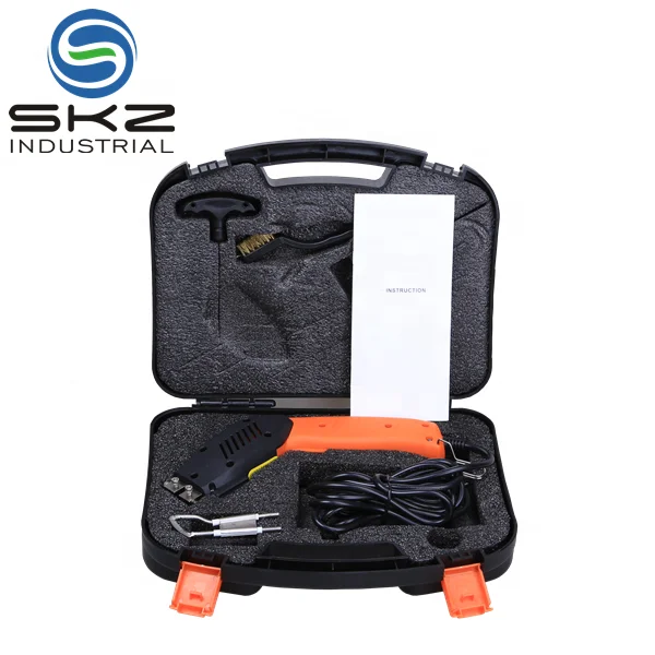 SKZ202B Electric Hot Knife Ribbon Rope Cutter Melting Fabric Cloth PVC Rope Nylon Rope Healing Cutting Kit Heated Cutter