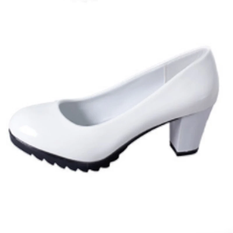 CLS051 ladies bridal wedding shoes dress fashion woman mid heel shoe