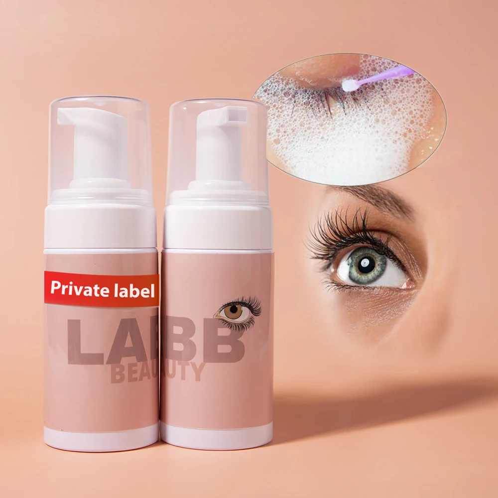 Wholesale Private Label Gentle Lashshampoo Oil Free Lash Shampoo Eyelash Extension Cleaner lash Cleanser Lash Foam Cleanser
