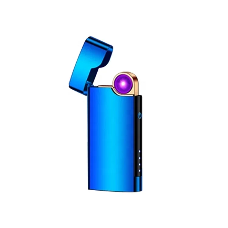 Windproof Personalised Usb Electronic Flameless Cigarette Lighter with Led Light