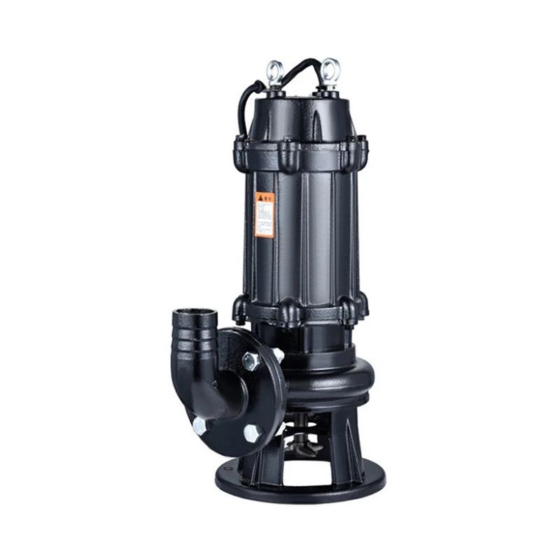 WQ Series 50WQ10-10-0.75 Cast Iron Centrifugal Electric Non-Clog Water Dewatering Pumps Submersible Sewage Pump