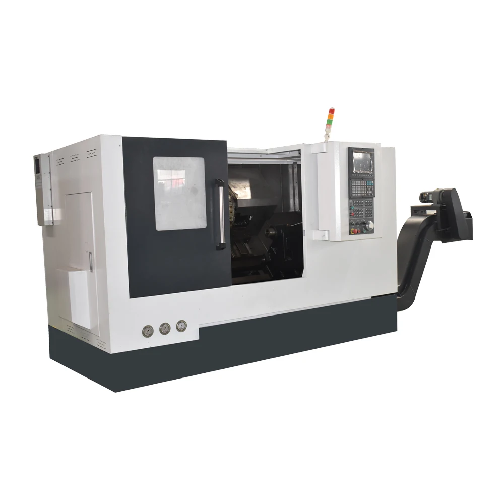 Horizontal China CNC Mini Lathe Machine 8 Post Turret Horizontal CNC Lathe Price