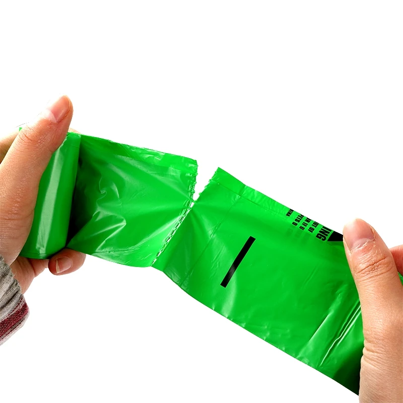 High quality custom logo eco friendly biodegradable disposable dog poop waste bags