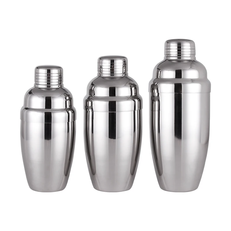 350ml 550ml 750ml 304 Stainless Steel Cocktail Shaker