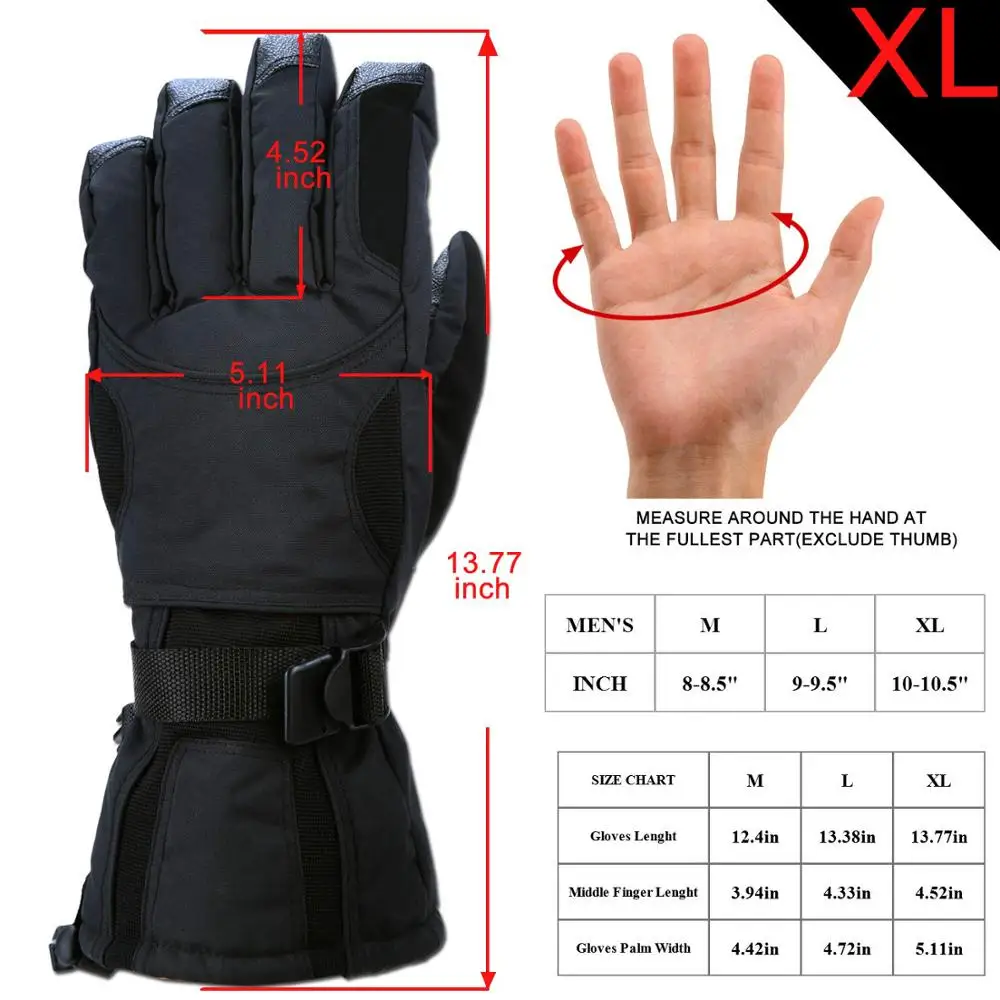 Ski Professionals Touch Screen Wholesale Price Ski Gloves Outdoor Research Illuminator Sensor Gloves