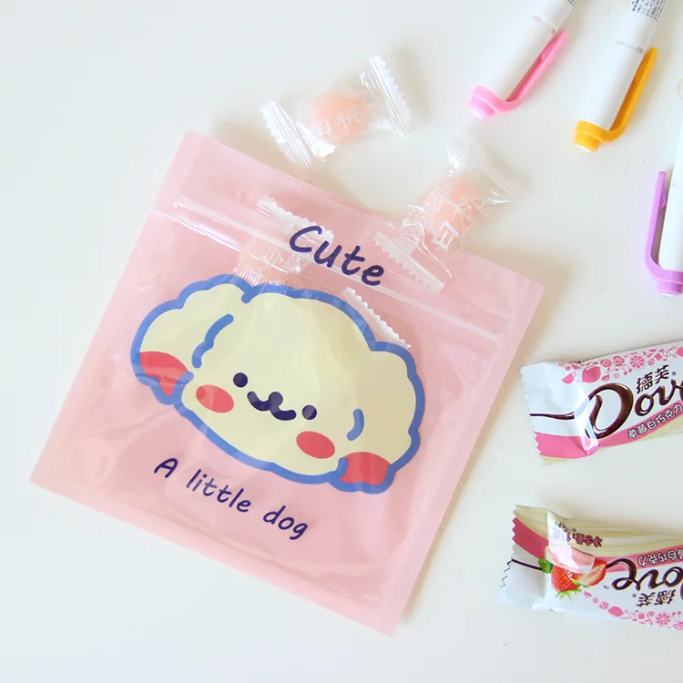 Custom Logo Ziplock Bag Organizer Storage Clear Plastic Portable Mini Plastic Ziplock Bag Reclosable