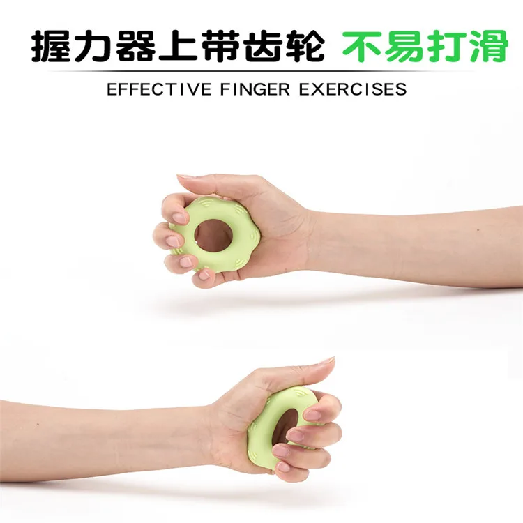 Hot sale food grade stretch silicone finger hand exercise bands finger stretcher